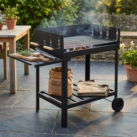 Barbecue con ruote a carbonella -  116x59x90cm MISSOURIEDENYA