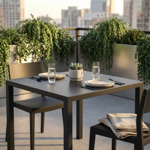 copy of Tavolo 80x80cm da esterno bianco autolivellante -1