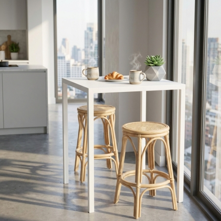 copy of Tavolo 80x80cm da esterno bianco autolivellante -2