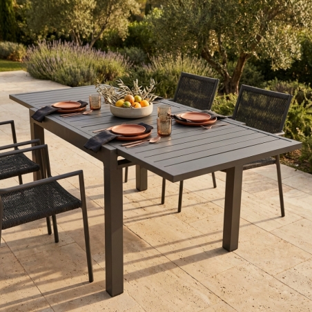 Tavolo allungabile 90/180x90 - Taupe HawaiiEDENYA