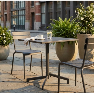 Tavolo Vega 70x70 - TaupeEDENYA