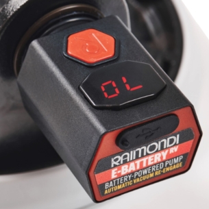 Pompa a Batteria per Ventose Raimondi e-BATTERY RV con Riarmo Automatico del Vuoto -1