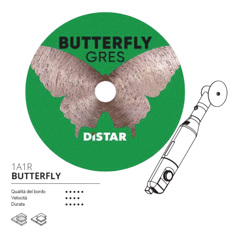 Disco diamantato Butterfly per gres porcellanato 45x0,45x5,8 -3
