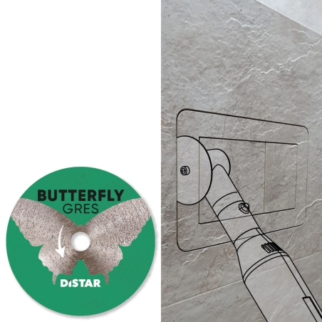 Disco diamantato Butterfly per gres porcellanato 45x0,6x5,8 DISTAR -4