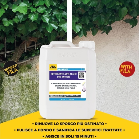 Detergente antialghe per esterni Algae Net Fila -6