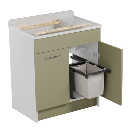 Lavatoio 75x50x86h cm Lindo Colavene Verde -2