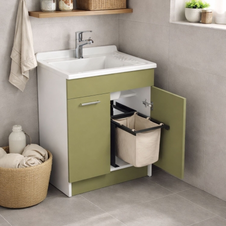 Lavatoio 75x50x86h cm Lindo Colavene Verde -1