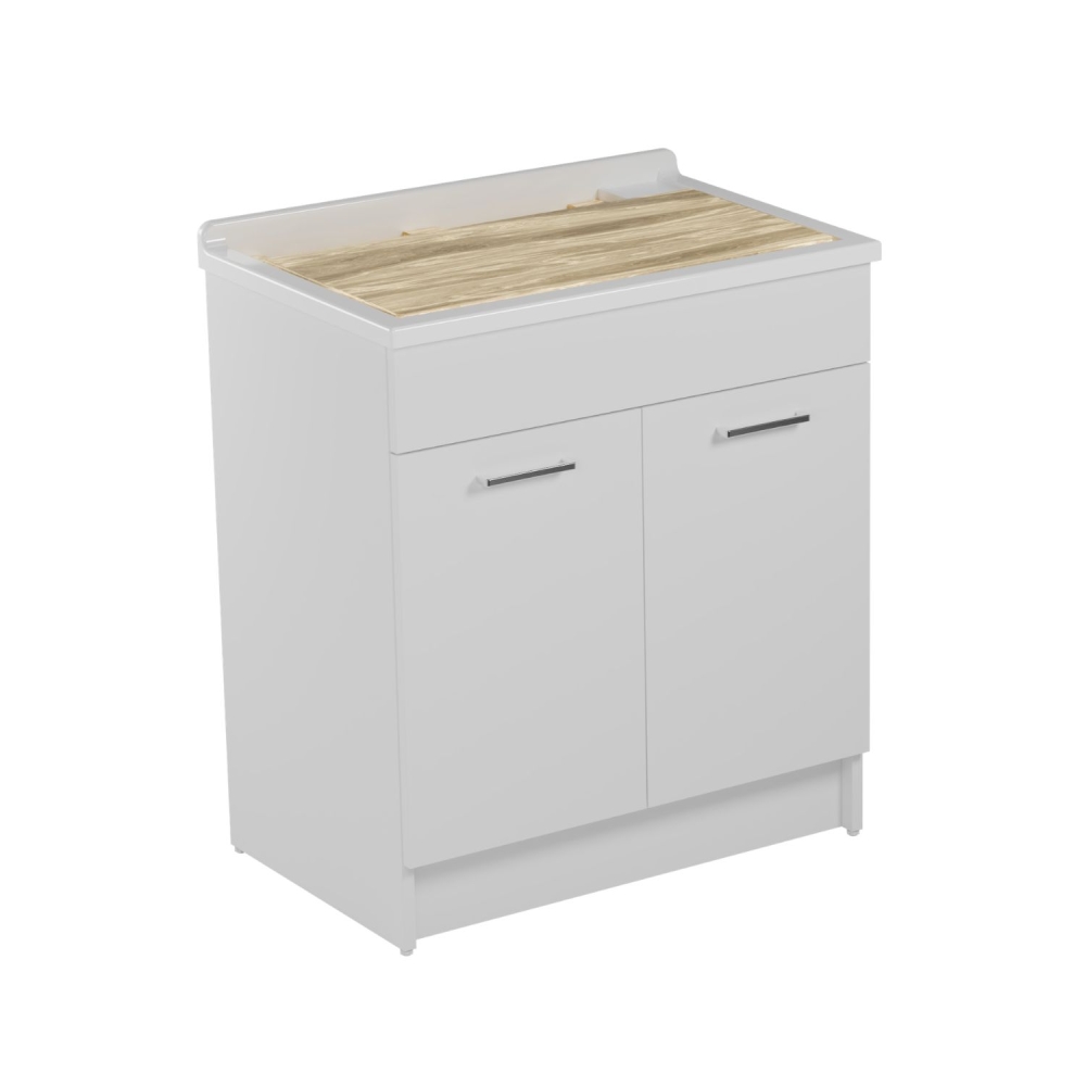 Lavatoio bianco 75x50x86h cm Lindo Max Colavene SENZA CESTO PORTABIANCHERIA -3