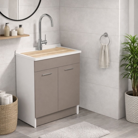 Lavatoio corda 75x50x86h cm Lindo Max Colavene SENZA CESTO PORTABIANCHERIA -1