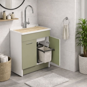 Lavatoio verde 75x50x86h cm Lindo MAX Colavene -1