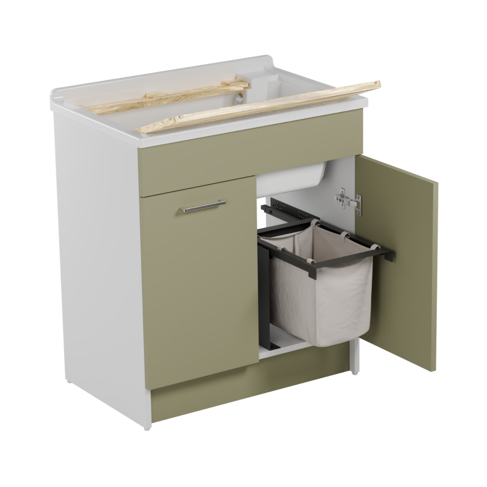 Lavatoio verde 75x50x86h cm Lindo MAX Colavene -4