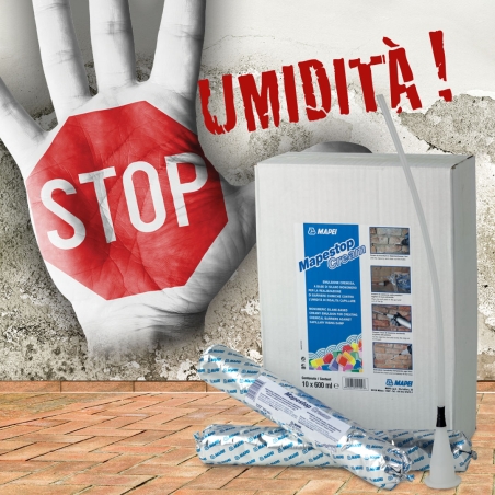 Mapestop Cream Mapei Barriera chimica umidità risalita 600mlMAPEI