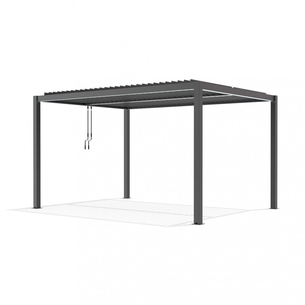 copy of Pergola bioclimatica 3x4 mt con copertura a lamelle frangisole -3