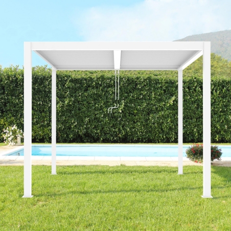 copy of Pergola bioclimatica 3x4 mt con copertura a lamelle frangisole -5