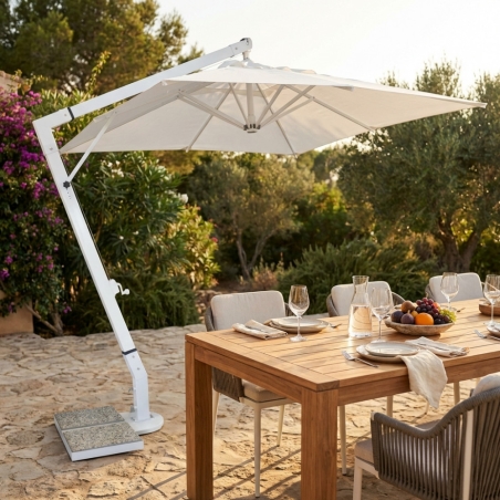 Ombrellone Venere Bianco De Luxe P/L 3 X 3 -2