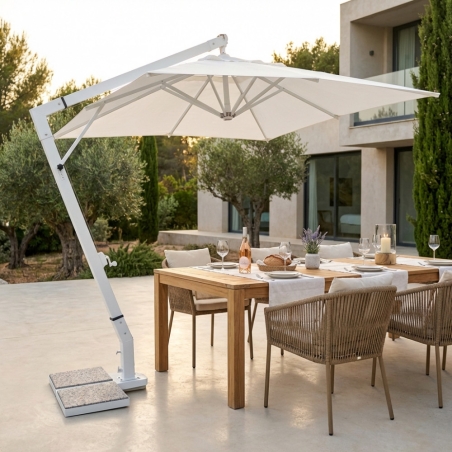 Ombrellone Venere Bianco De Luxe P/L 3 X 3 -1