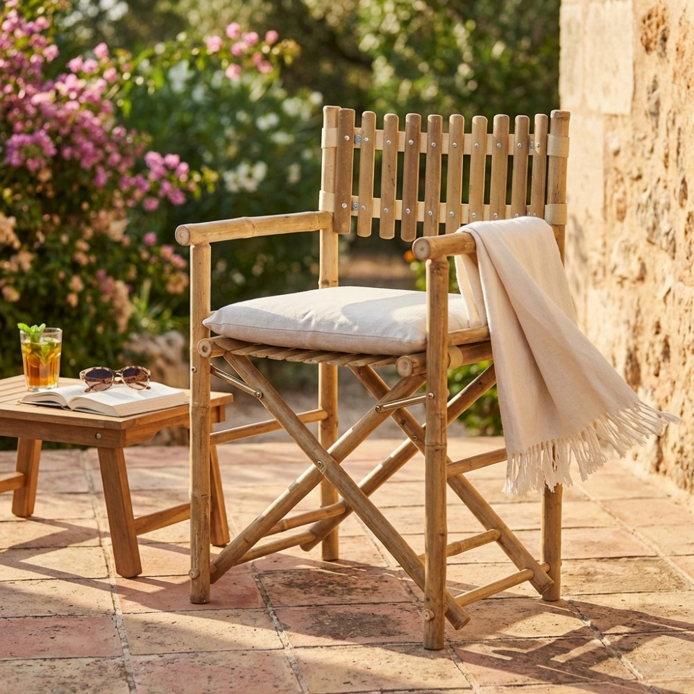 Sedia da regista in bamboo - MimosaEDENYA