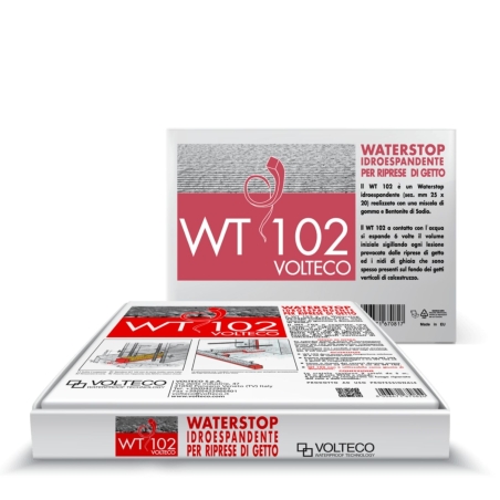 Profilo idroespansivo bentonitico WT 102 ROSSO BD02 VOLTECO -1