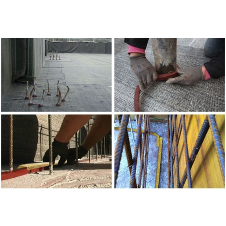 Profilo idroespansivo bentonitico WT 102 ROSSO BD02 VOLTECO -2