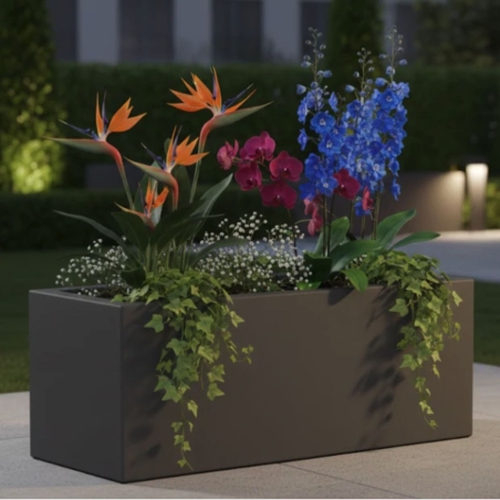 Fioriera rettangolare 100x40cm Matera Monacis -1