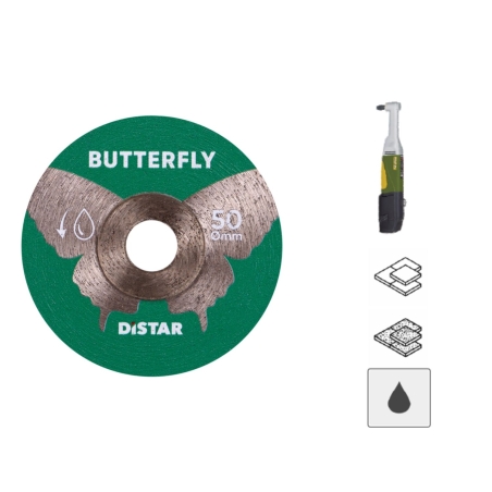 Disco diamantato Butterfly per gres porcellanato 50x0,6x5,8 -5