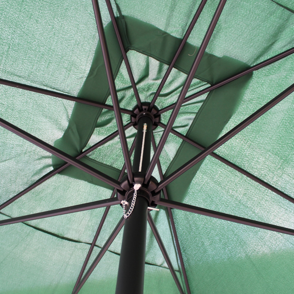 Ombrellone palo centrale 3x4 mt Verde - MercurioEDENYA