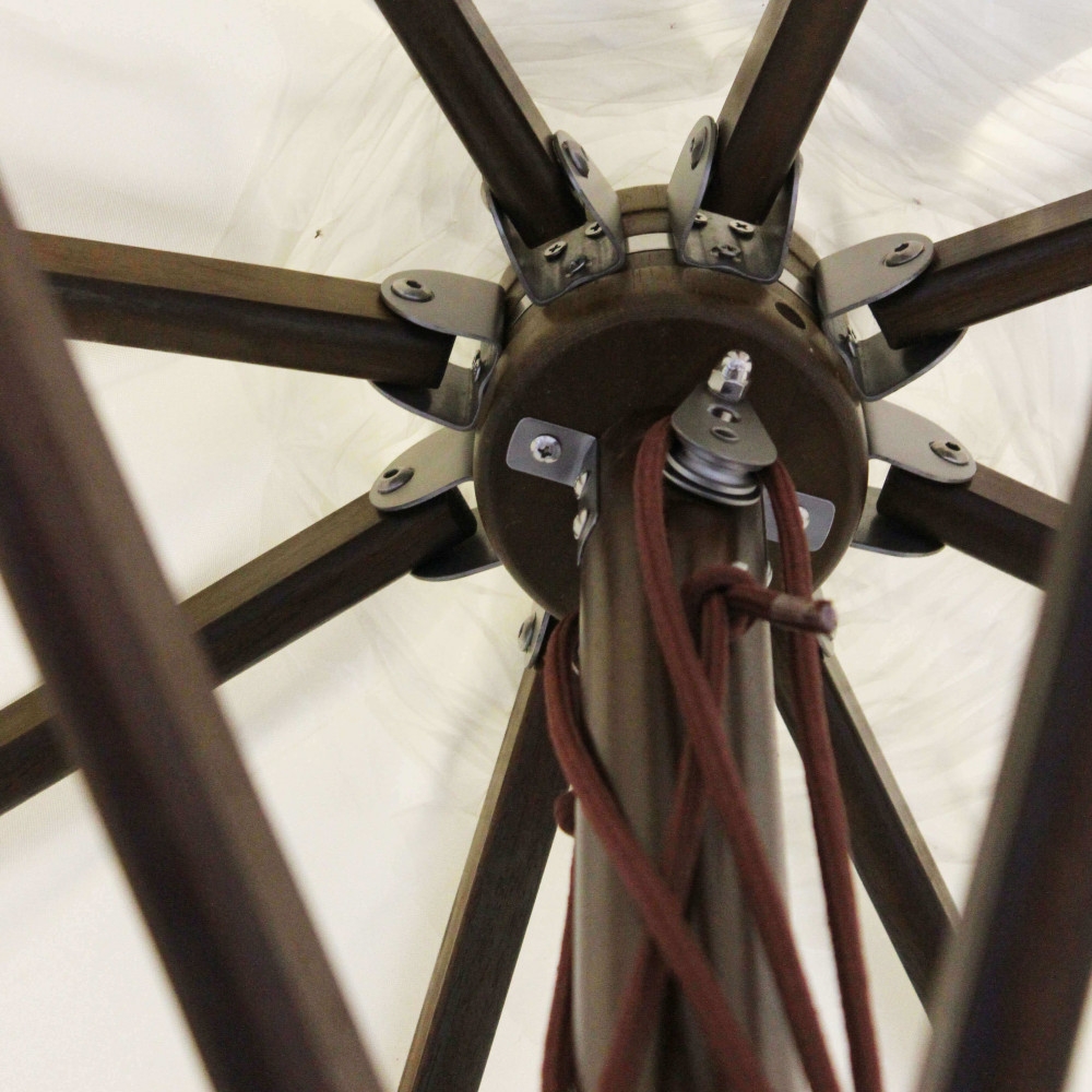 Ombrellone palo centrale 3x3 mt Beige - Venere De luxEDENYA