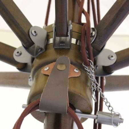 Ombrellone palo centrale 3x3 mt Beige - Venere De luxEDENYA