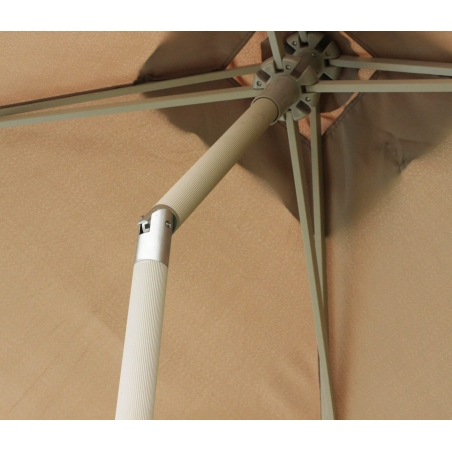 Ombrellone con palo centrale 2x3 tortora - NiceEDENYA