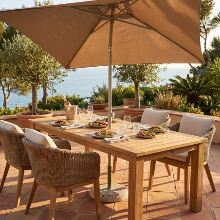 Ombrellone Nice Tortora P/C 2 X 3EDENYA