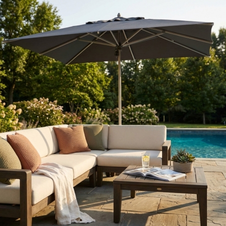 Ombrellone Cristal P/C Alluminio 3 X 4EDENYA