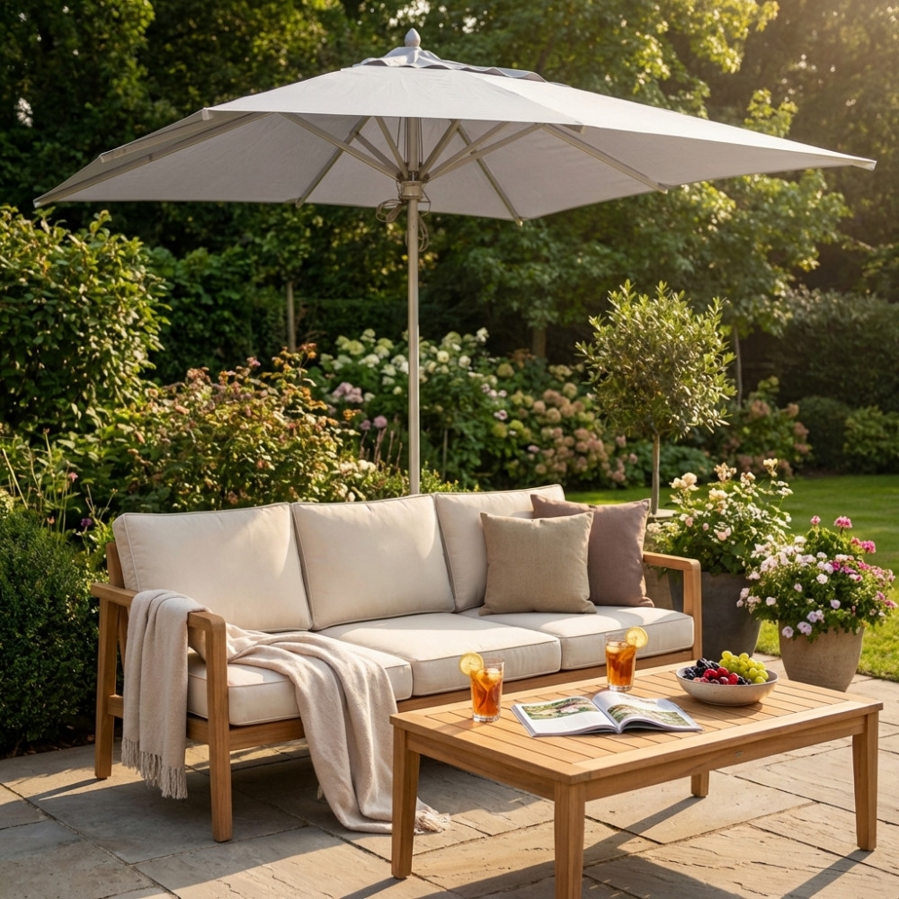 copy of Ombrellone Cristal P/C Alluminio 3 X 4EDENYA