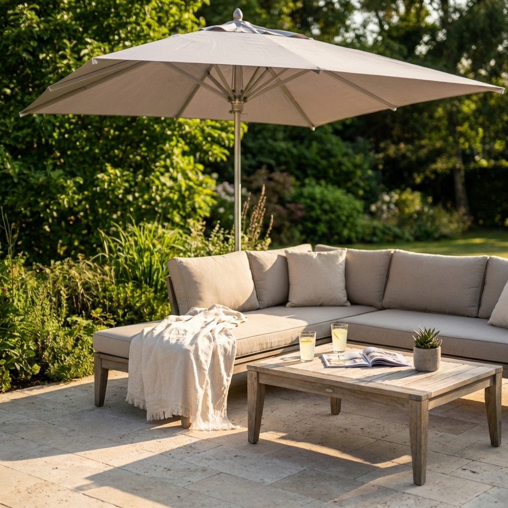 copy of Ombrellone Cristal P/C Alluminio 3 X 4EDENYA