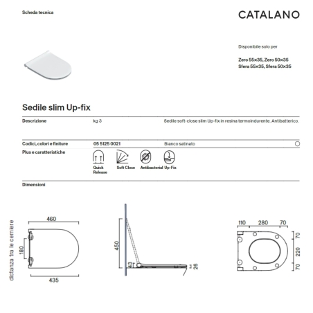 Sedile Up-Fix Soft-Close Slim 46×36 Zero/Sfera -2