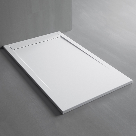 Piatto doccia bianco liscio 80x140 SMART Duplach -2