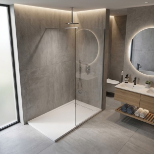 Piatto doccia bianco liscio 80x140 SMART Duplach -1