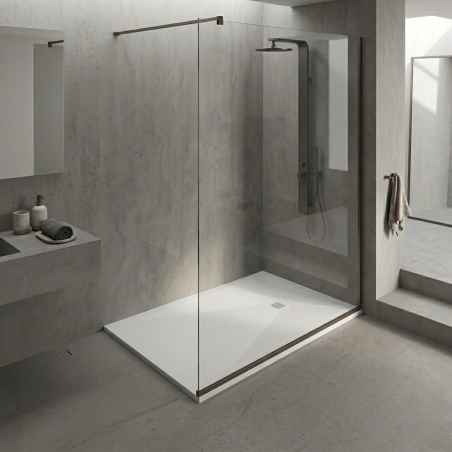 Piatto doccia 120x80 cm Bianco PLUS DUPLACH -1