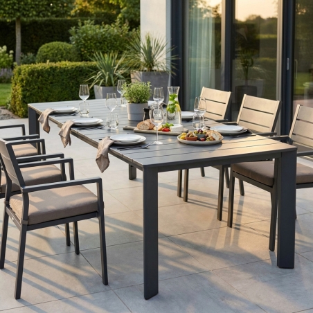 TAVOLO SACRAMENTO 165/215 X 85EDENYA