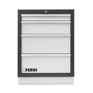 Cassettiera  a 4 cassetti A007/04 Fervi 750x520x980 h mm
