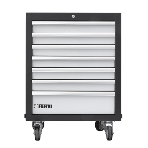 Cassettiera a carrello A007/16 Fervi 710x520x800 h mm