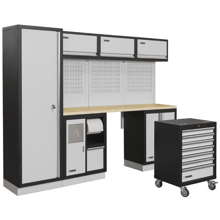 Arredamento modulare per officina A007E Fervi