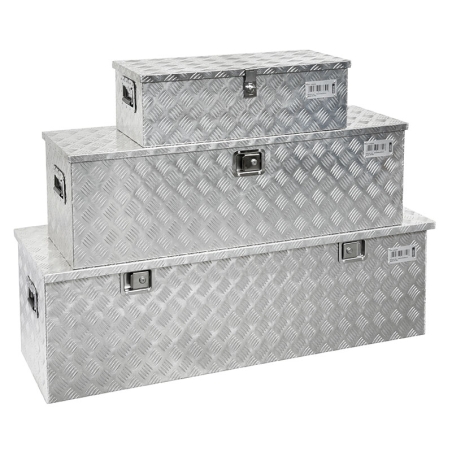 Bauli in alluminio 0382/02 Fervi 785x365x275 h mm