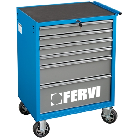 Carrello porta utensili C900/B Fervi 750x530x880 h mm