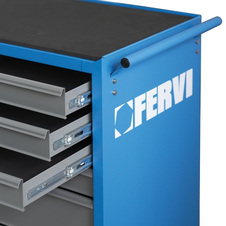 Carrello porta utensili C900/B Fervi 750x530x880 h mm
