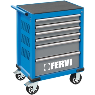 Carrello porta utensili a 6 cassetti C960/F6 Fervi 750 x 537 x 900h mm