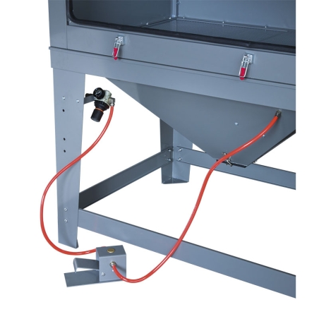 Sabbiatrice con aspiratore 0601 Fervi 1340x970x1080 h mm