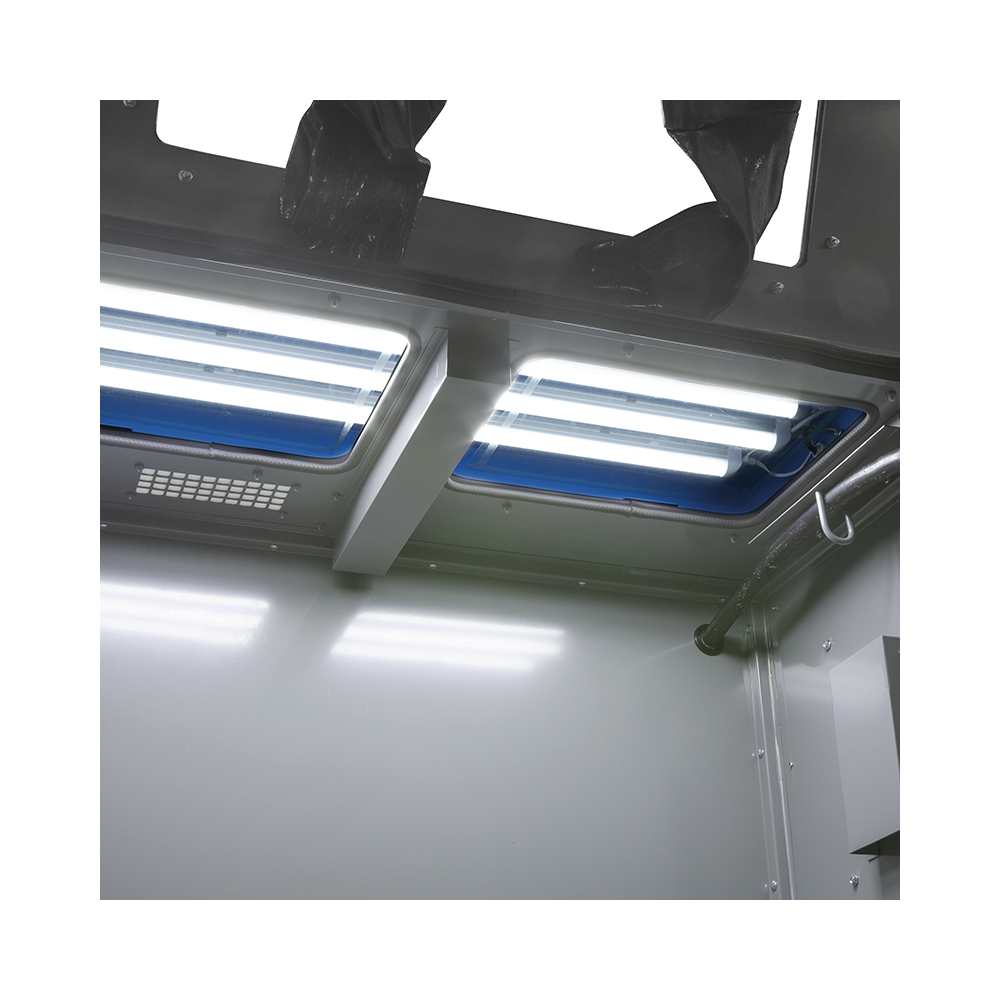 Sabbiatrice a pressione con 2 aspiratori 0605 Fervi 1350x970x1090 hmm