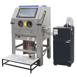 Sabbiatrice a pressione con ciclone esterno 0615 Fervi 1340x970x1080 h mm