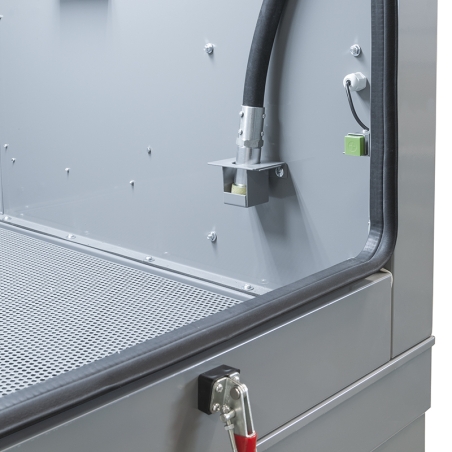 Sabbiatrice a pressione con ciclone esterno 0615 Fervi 1340x970x1080 h mm