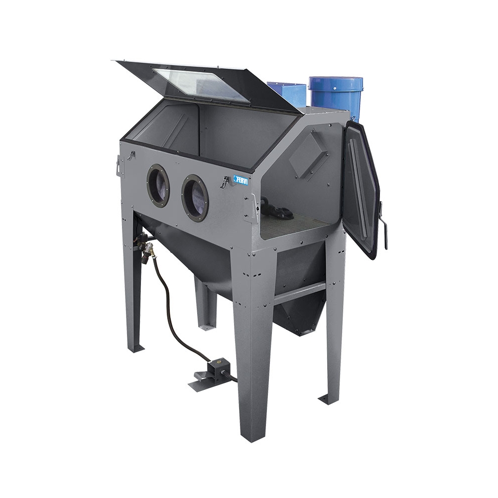 Sabbiatrice con aspiratore 0687 Fervi 1270x1270x770 h mm